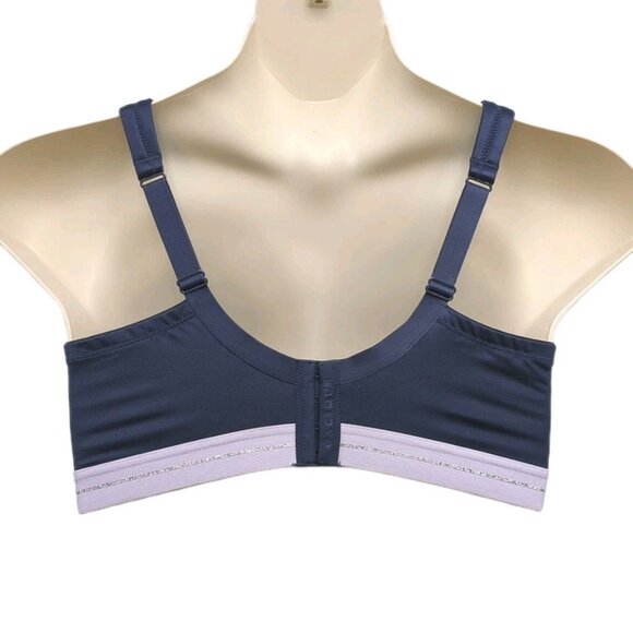Lane Bryant Cacique Bra Lightly Lined Full Coverage U/W Size 42F Navy Blue - Picture 9 of 10